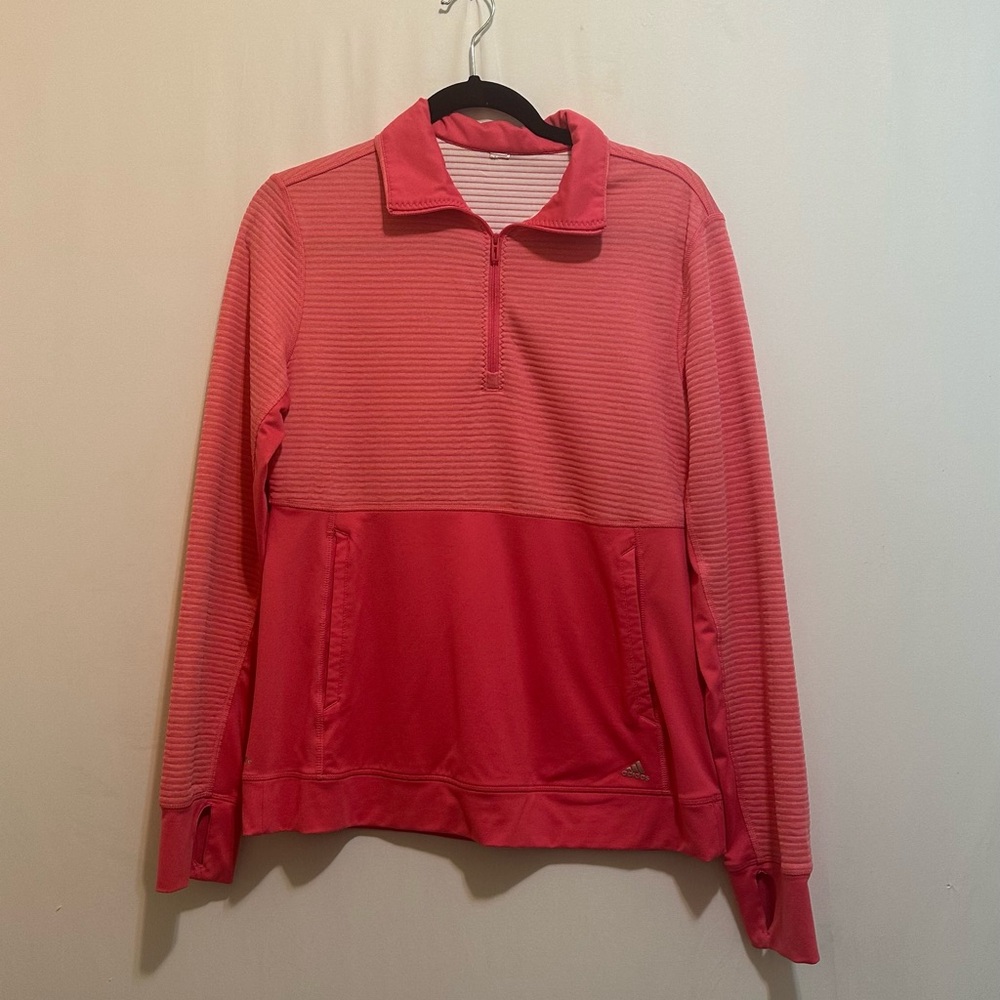 Adidas Women’s Coral Quarter-Zip Sweatshirt
